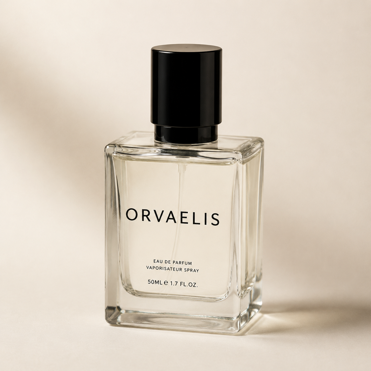 Finished perfume bottle with screen printing