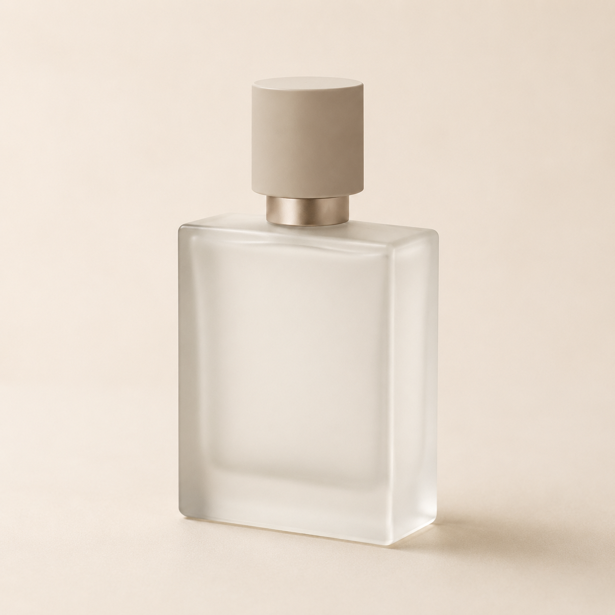 Finished perfume bottle with hot stamping
