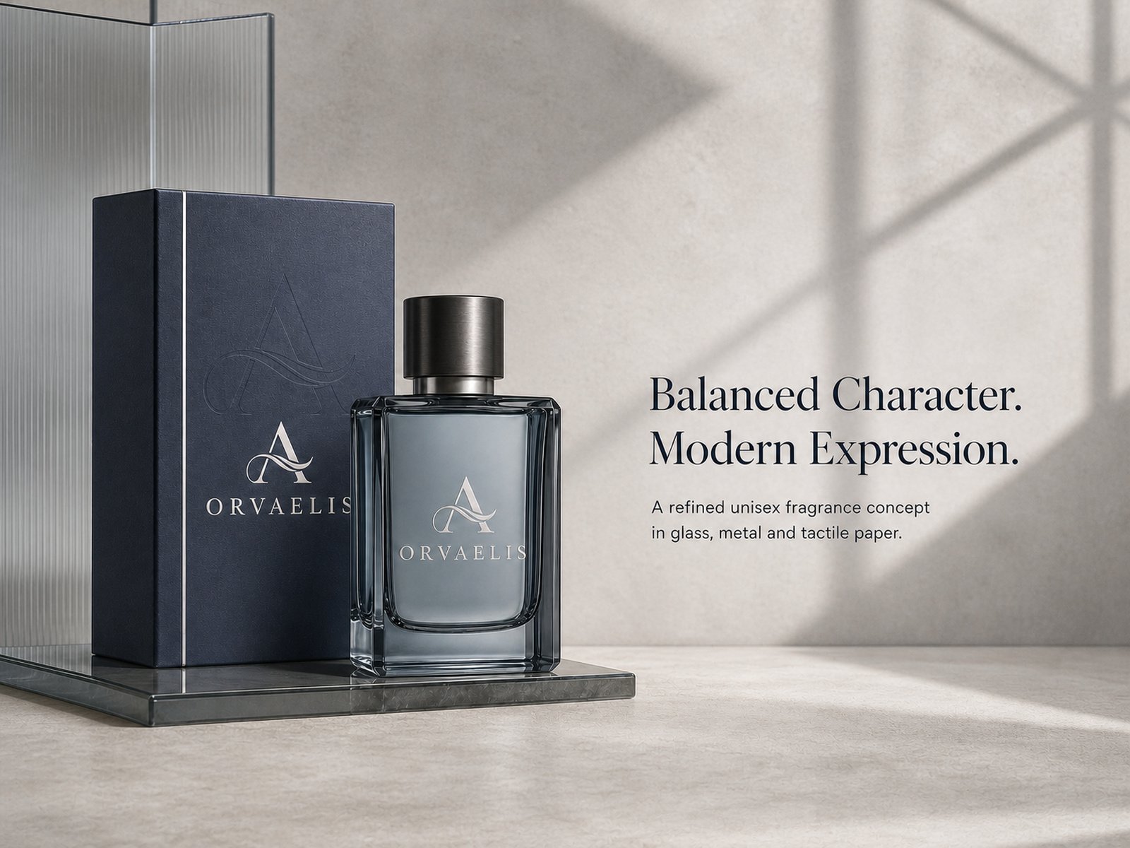 Modern gender-neutral fragrance packaging direction