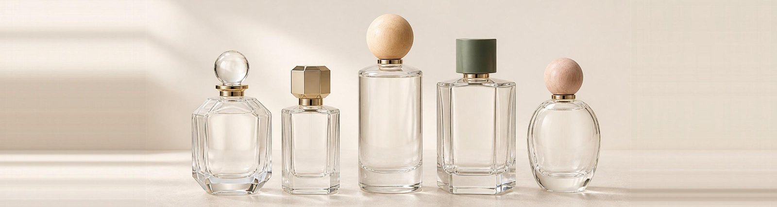Perfume glass bottles