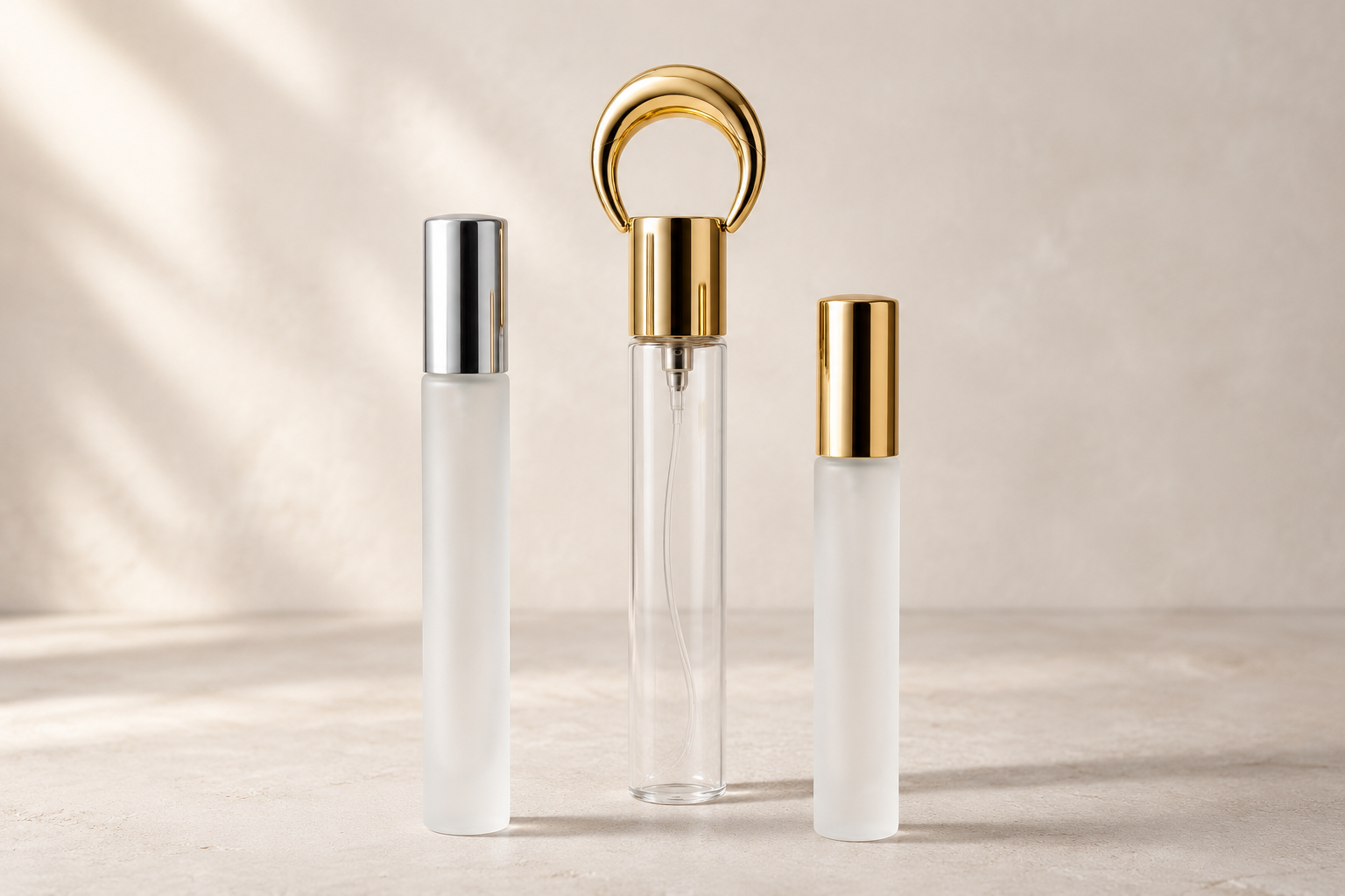 Portable perfume bottle collection