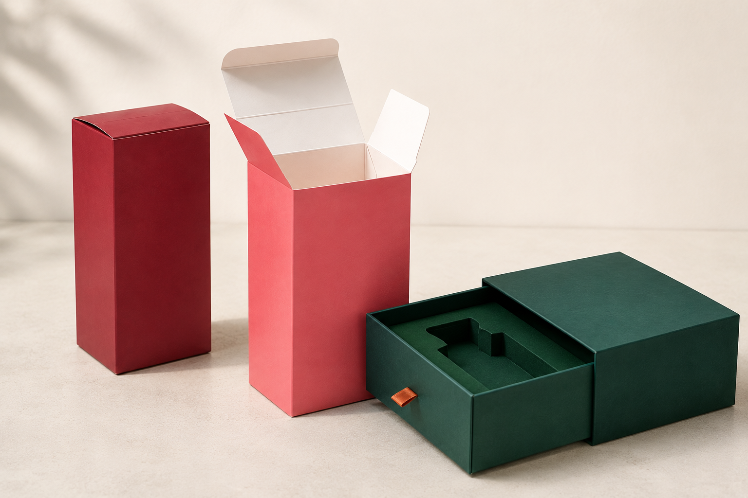 Perfume packaging box collection