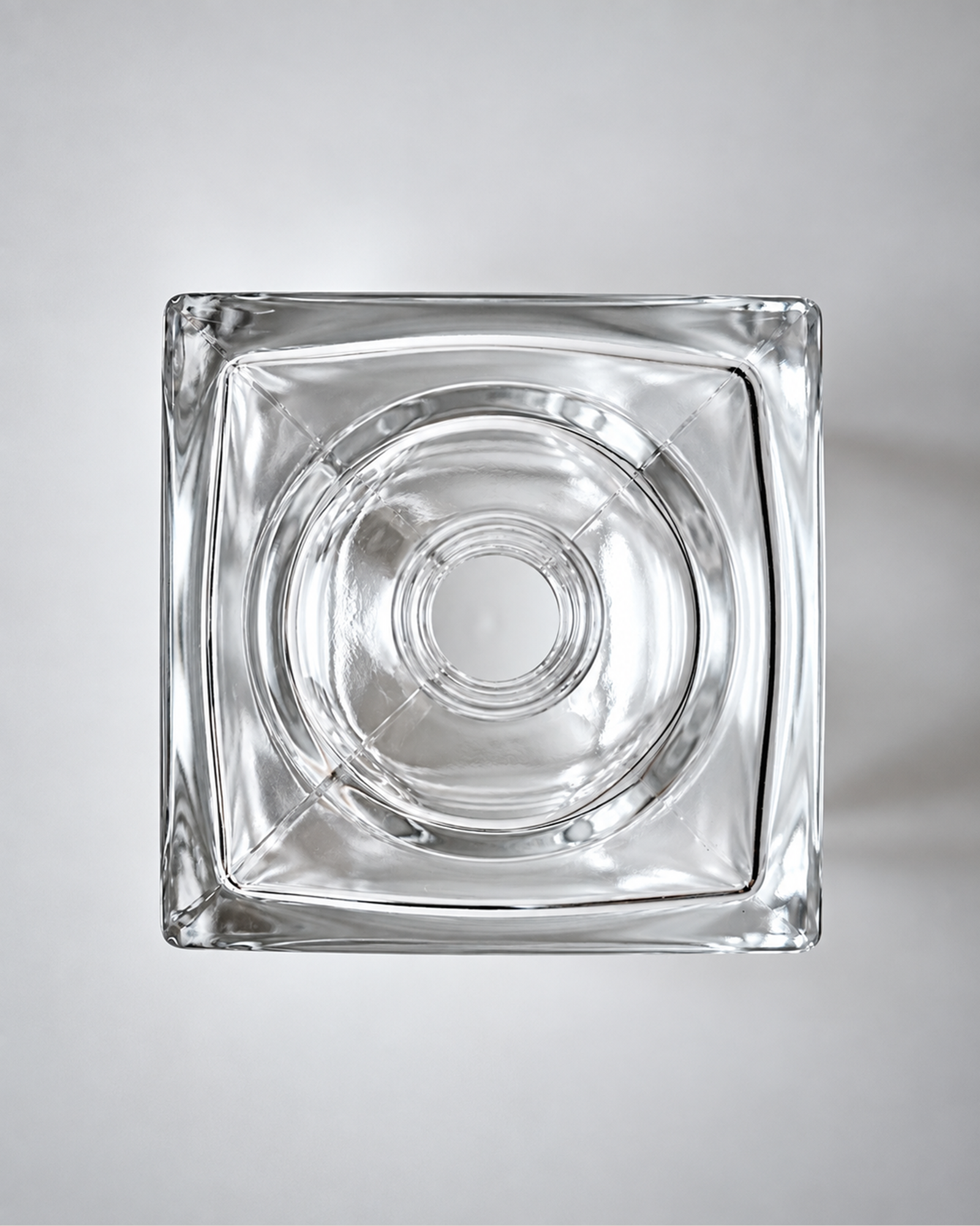 100ml Square Perfume Glass Bottle with Sloped Shoulders and Thick Base | GP005 - Image 4