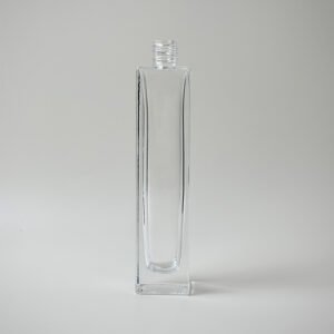 100ml Tall Rectangular Perfume Glass Bottle with Screw Neck | GP051