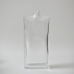 30ml 50ml 80ml Clear Flat Rectangular Perfume Glass Bottle | GP055