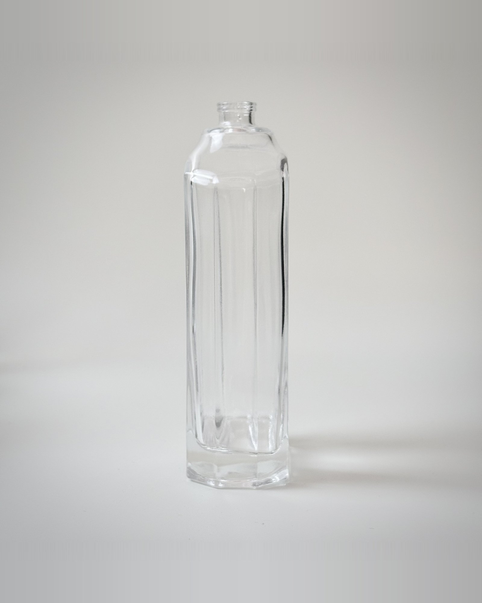 50ml 100ml Clear Rectangular Perfume Glass Bottle with Sloped Shoulders | GP057 - Image 2